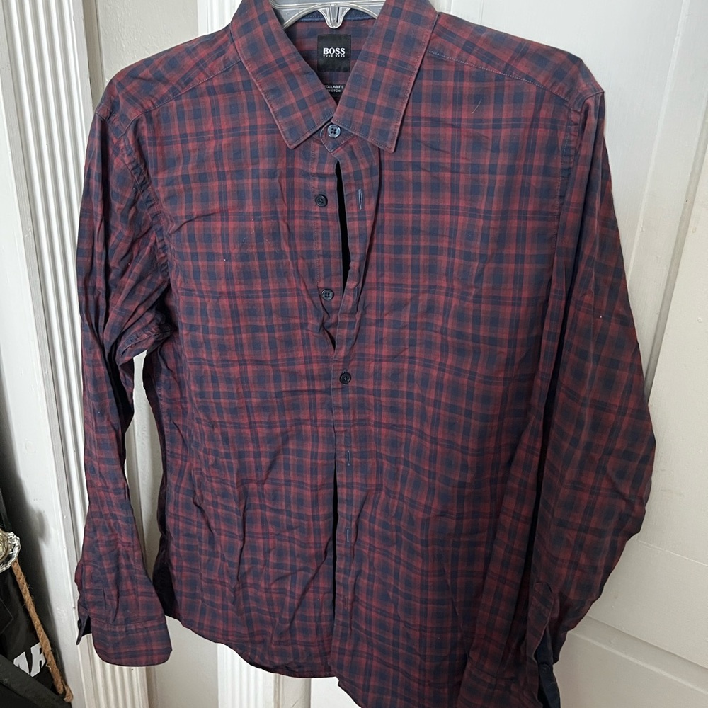 Plaid Dress Shirt